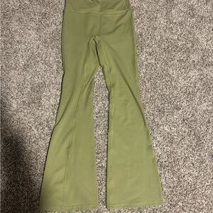 All in Motion Olive Green Flare Leggings